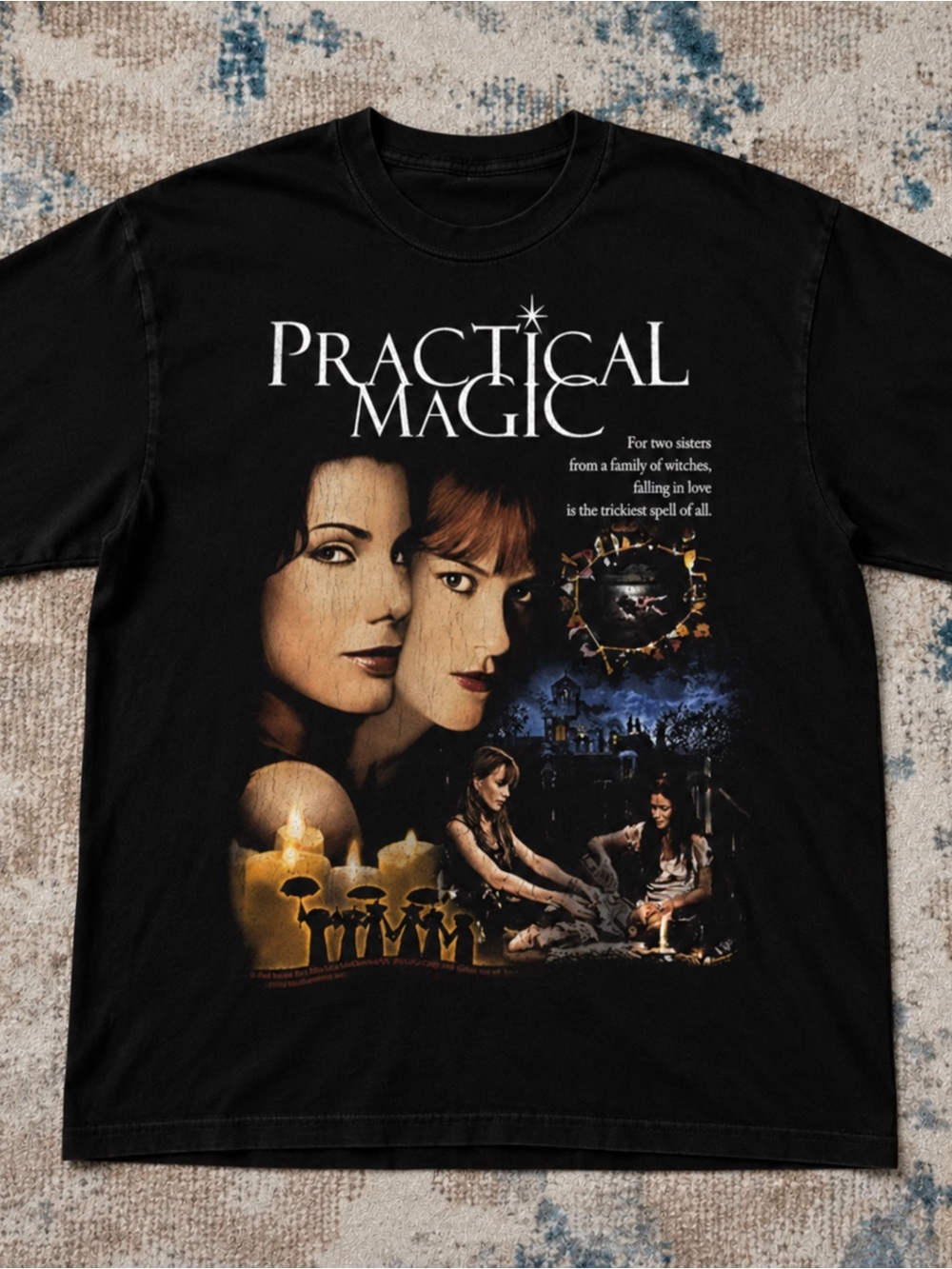 Gildan Practical Magic Graphic Tee - Black